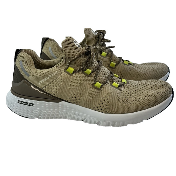 Cole Haan ZeroGrand Overtake Lite Running Tan White Sneakers Cushioned Sole 10.5 - Picture 1 of 10